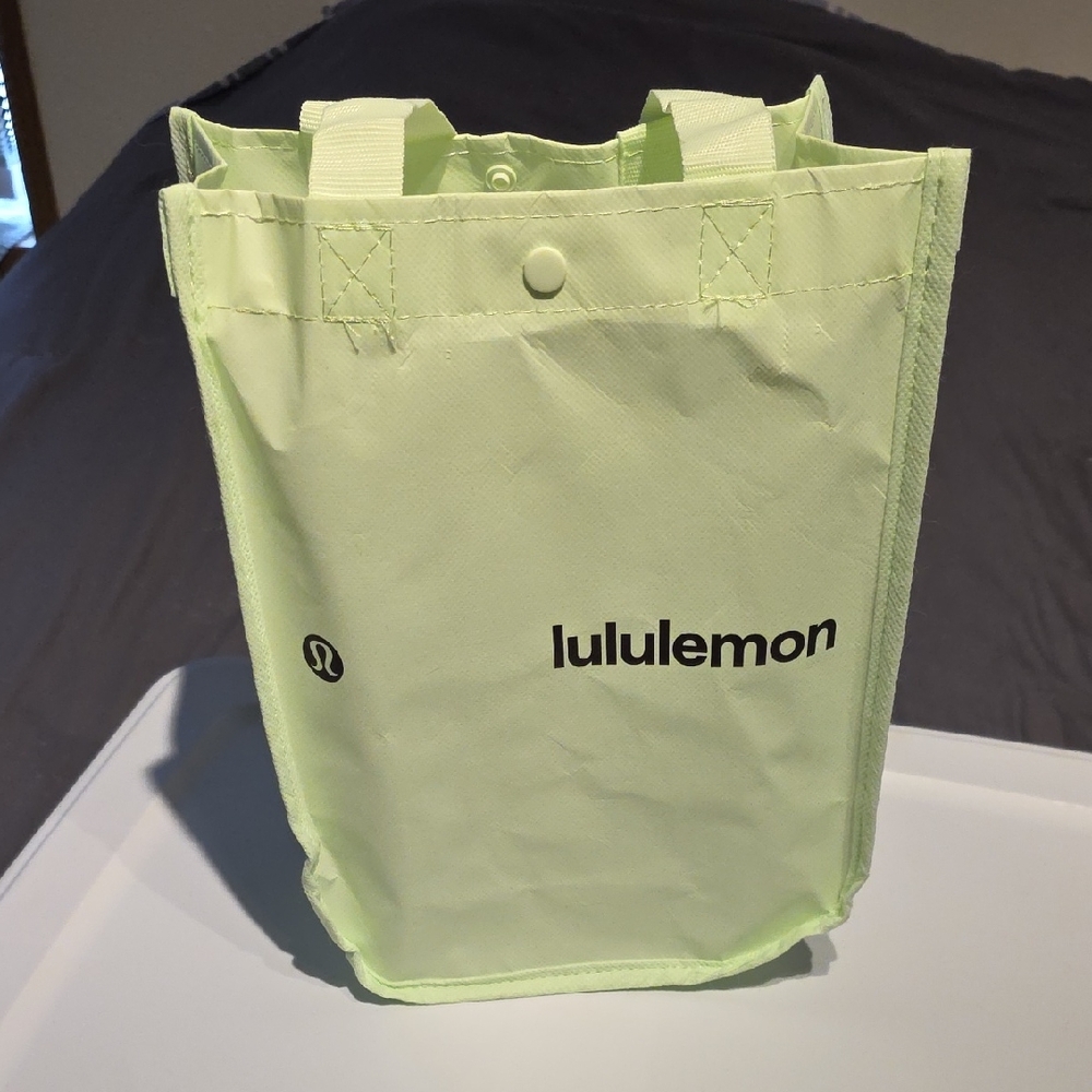 Lululemon Light Green Reusable Tote Bag